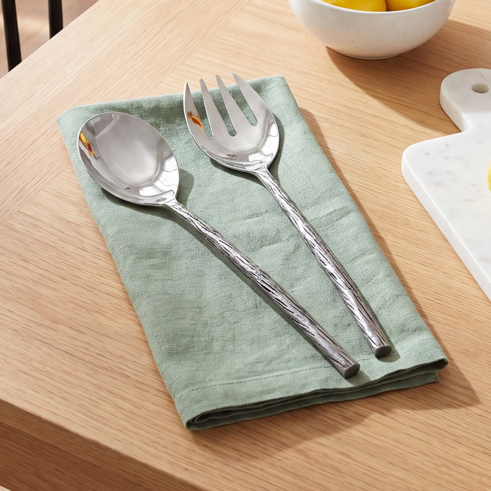 Frazier Stainless Steel Salad Tongs