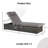 Outdoor Chaise Lounge Chair Set Of 2 With Storage Patio Pool Chairs Tanning Lounges For Outside,Beach Rattan Recliners With Adjustable Backrest, Table, Cushion For Poolside Backyard Garden-752586814-752586812