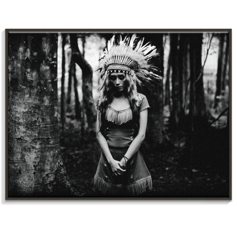Print on Canvas, Black, 41cm H x 51cm W