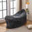3 In 1 Bean Bag Chair For Adults, Plush Fluffy Bean Bag Couch W/High-Density Memory Foam Filling, Convertible Floor Sofa To Mattress For Dorm, Apartment, Bedroom-1767917582
