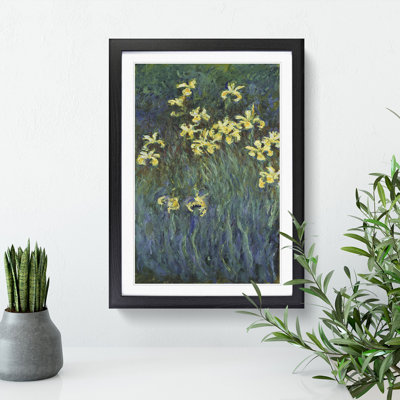 Yellow Irises by Claude Monet - Picture Frame Painting
