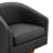 Bennett Faux Leather Swivel Barrel Chair-115700654