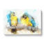 Two Blue & Yellow Macaw Parrots in Abstract - Wrapped Canvas-55302714