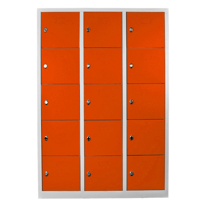 Armoire de rangement Locker, H 66,9 po x l 46,1 po x P 15,7 po, Orange