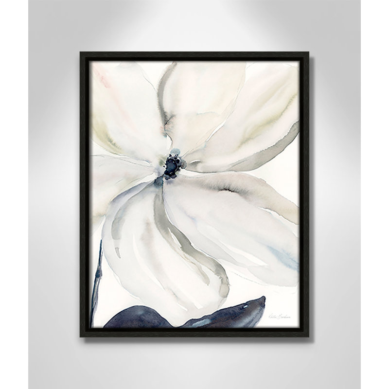 Daybreak Bloom " Daybreak Bloom I " by Kristen Brockmon, Espresso, 15.5" H x 12.5" W x 2" D