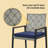 ??5-piece Acacia Wood Patio Dining Set - Rattan Coffee Brown Outdoor Furniture With Umbrella Hole, Weather-resistant & Ergonomic Design??-592509664