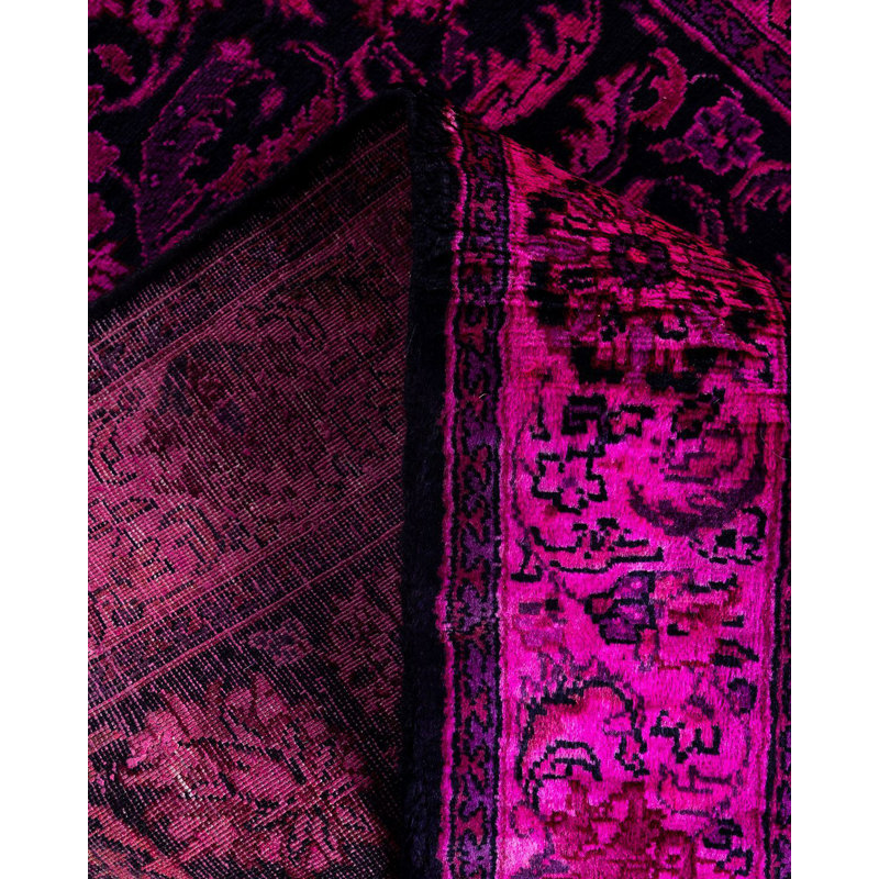 Overyed One-of-a-Kind Runner 2'7" X 10'4" Hand Knotted Area Rug