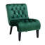 Chaise de salon en velours sans accoudoirs-108743763