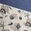 Literie en microfibre simple / simple TG - bleu avec broderie et coussins de style bord de mer-127364599