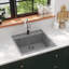 Belfry Kitchen Babcock 500mm W Single Bowl Stone Flush Kitchen Sink with 1 Faucet Hole-1496302298
