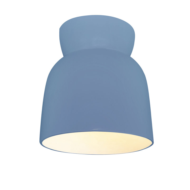 Logan Radiance - Hourglass Flush-Mount, Tierra Red Slate, Incandescent (Not Included)