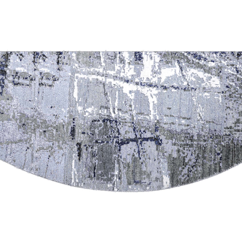 Abstract Area Rug, Round 6'