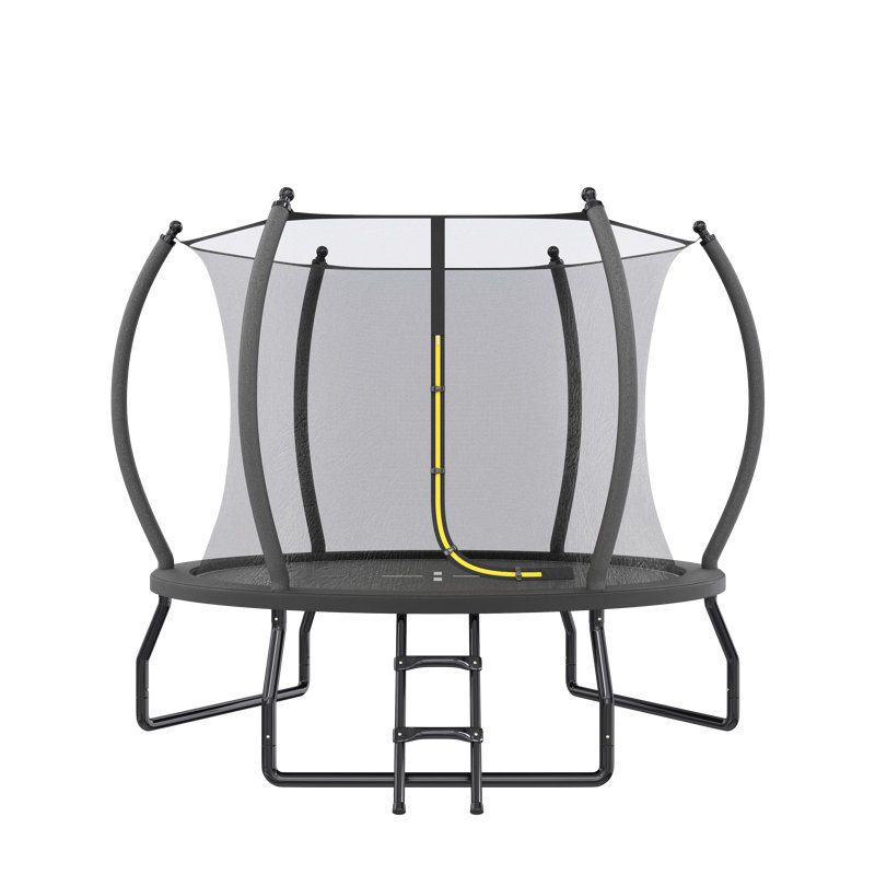 Albott 8FT Trampoline with Pop-up Quick Connector, Blue