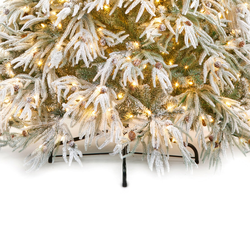 225cm H Lighted Artificial Fir Christmas Tree