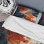 Ensemble de housse de couette bleu et orange-101240606