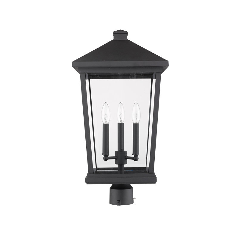 Luminaire suspendu à 3 lumières Bourke, Noir