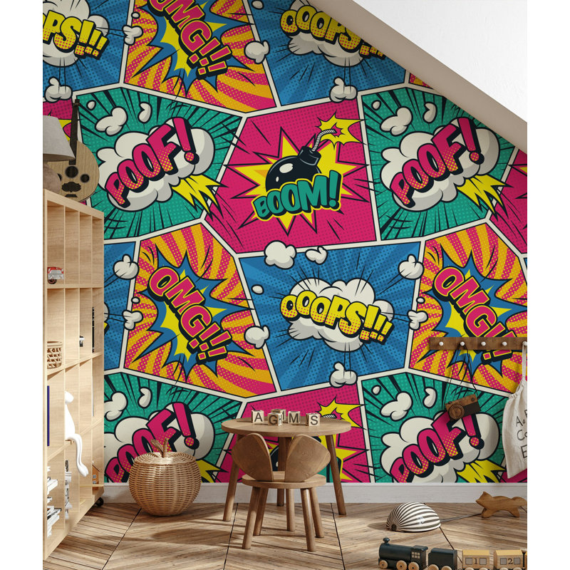 Murale abstraite Elithia, L 105,96 po x l 187 po