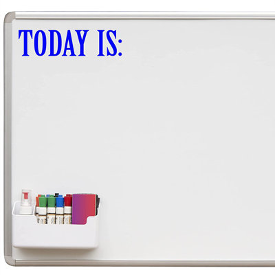 Text & Numbers Non-Wall Damaging Whiteboard And Chalkboard Decals