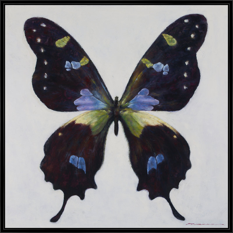 Botanical Beauty Painting, Black