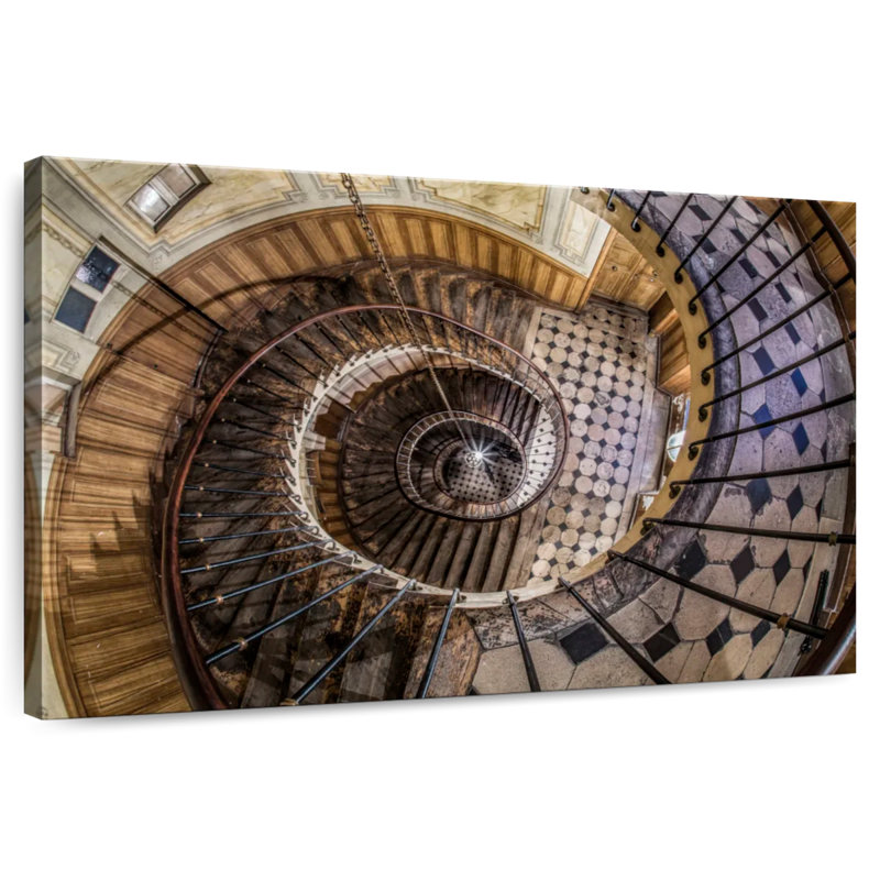 Escalier en colimaçon Lilie à Paris, H 34 po x l 51 po