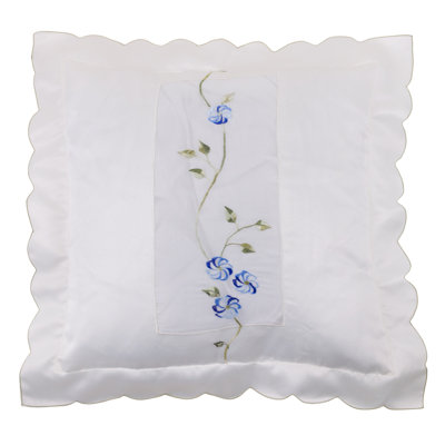 Floral Square Throw Pillow Cover