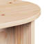 Coffee Table Solid Pine wood Modern Oval Living Room Indoor Decor-599126687