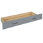 Élégant lit gris avec tiroirs spacieux et fonction - Élégante chambre à coucher offrant de nombreuses options de mise à niveau. Maximise la surface de la pièce. Permet de ranger différents articles. Design chic. Option de charge. Simple-725553939-725553936