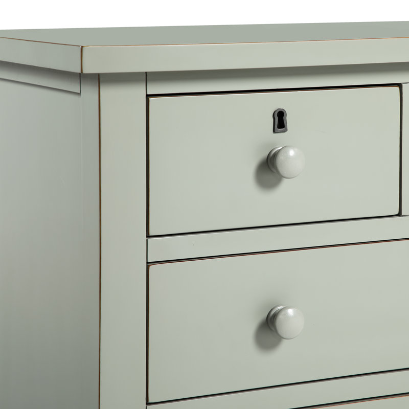 Ensemble de 2 tables de chevet avec rangement Adelinah, Gris