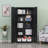 High Storage Cabinet With 2 Doors And 4 Partitions To Separate 5 Storage Spaces-582350152
