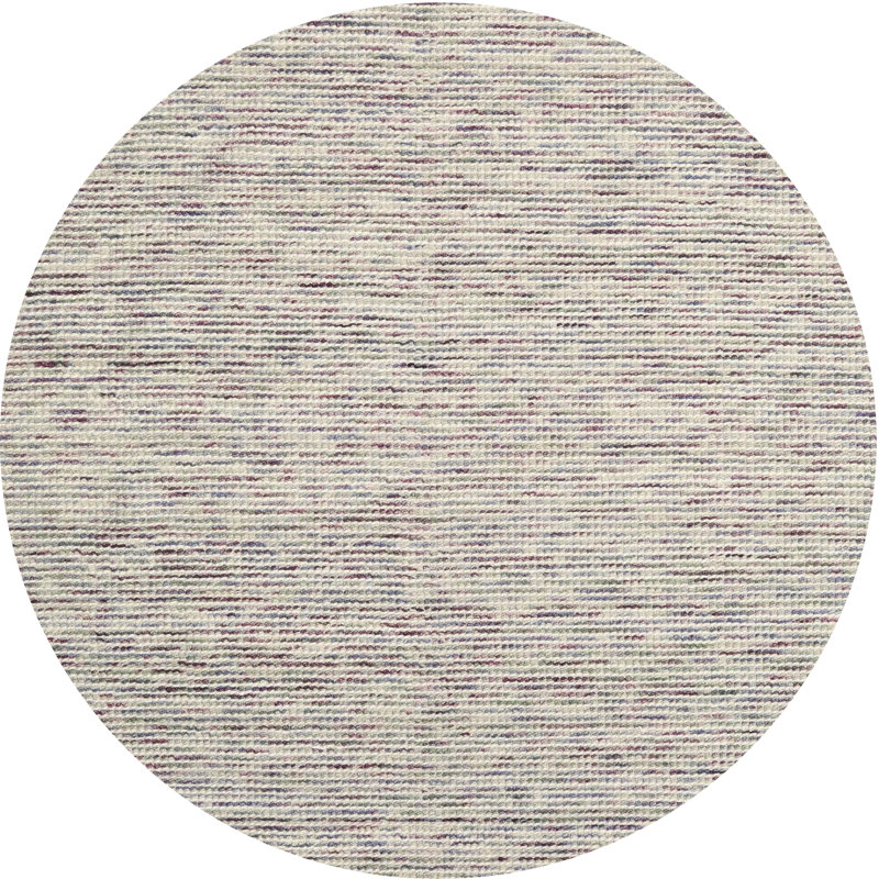 Tapis gris zone contemporaine, Rond 5 pi