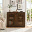 Mid Century Modern Fluted 39" Accent Cabinet, Buffet Cabinet With Storage-322965520