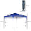 Ahtziri 3m x 3m Steel Pop-Up Gazebo-608063529
