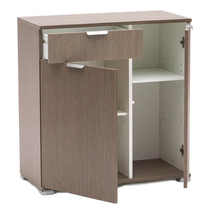 Drumahaman 2 -Door Highboard, Grey Oak