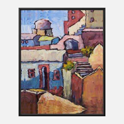 Santorini III By John Beard - Gallery Wrapped Canvas Print