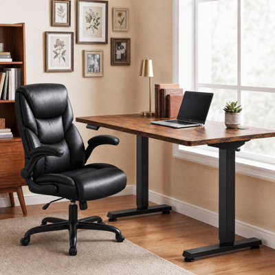 Bureau debout électrique moderne, bureau d'ordinateur assis-debout à hauteur réglable, poste de travail ergonomique pour salle d'étude de bureau à domicile