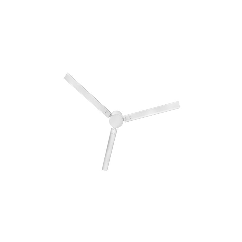 Indy Flush 72-in Indoor/Outdoor Smart Ceiling Fan with Remote, Matte White
