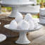 Pearl Stoneware Cake Stand