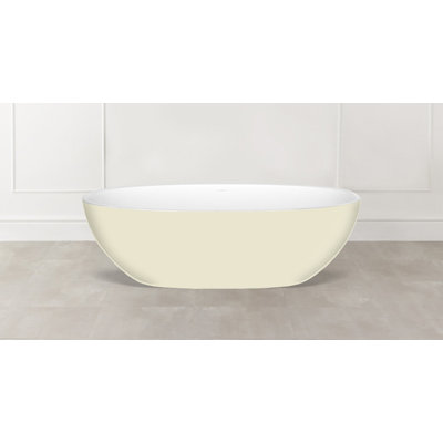 Barcelona 70.25" x 33.625" Freestanding Soaking Bathtub