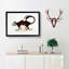 Large-Tailed Squirrel Illustration by John Edward Gray - Picture Frame Painting Print-55581997-55581996