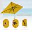 Parasol de marché rectangulaire 10' x 6,5'-107283050