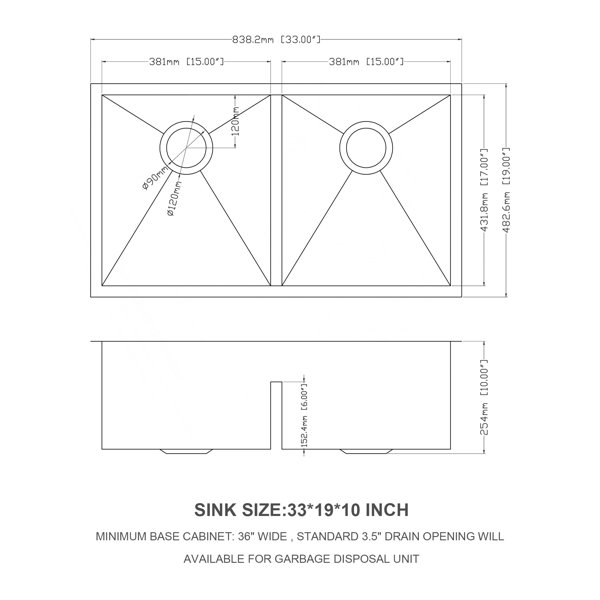 Dimensions du produit