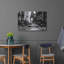 «Times Square Black and White» par Linda Woods, art mural en métal, 36 po x 24 po-990331973