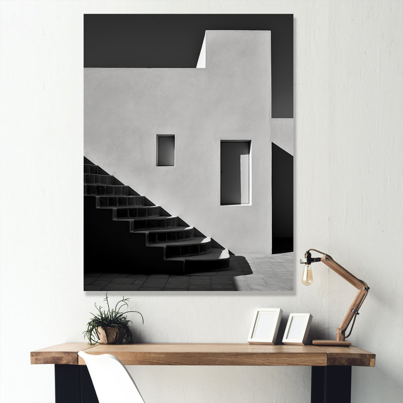 Hôtels, loges, mimalisme, paysage, H 32 po x l 16 po x P 1 po, Toile tendue