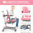 Kids 23'' Adjustable Height Desk Or Activity Chair Chair and Ottoman-61765301