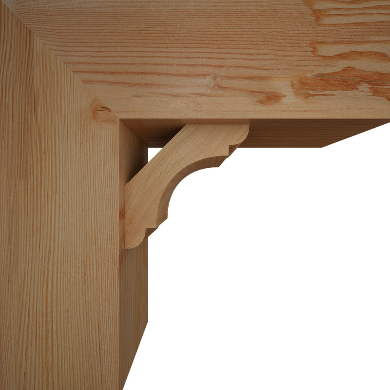 Support de bloc olympique avec entretoise décalée, 18 po x 18 po, Sapin Douglas de l 7 1/2 (lisse)