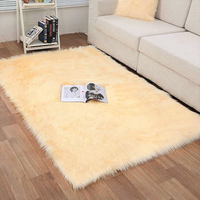 Faux Sheepskin Indoor Rug