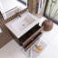 Meuble-lavabo mural simple avec plateau en résine 30 po Jaidy-1213269737
