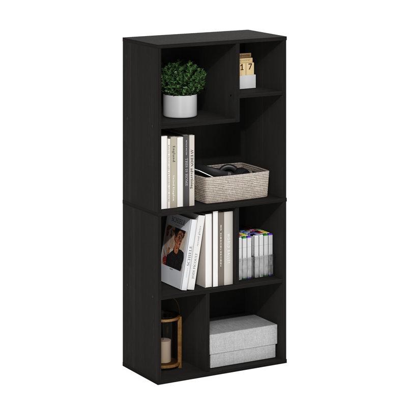 Bibliothèque à 7 cubes Ebern Designs Denning, bibliothèque, étagère de rangement, Espresso