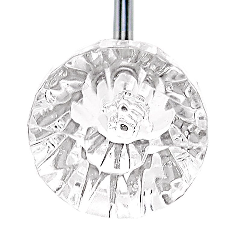 Ensemble de 12 pièces - Anneaux crochets de rideau de douche cristal transparent antirouille