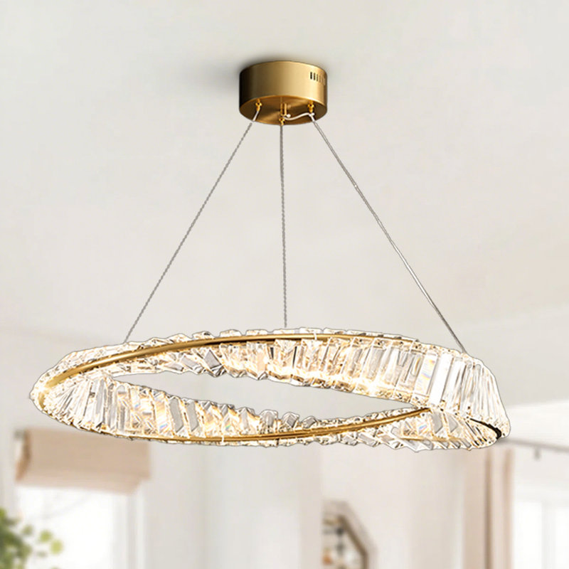 Lustre moderne doré Golden Infinity Ring